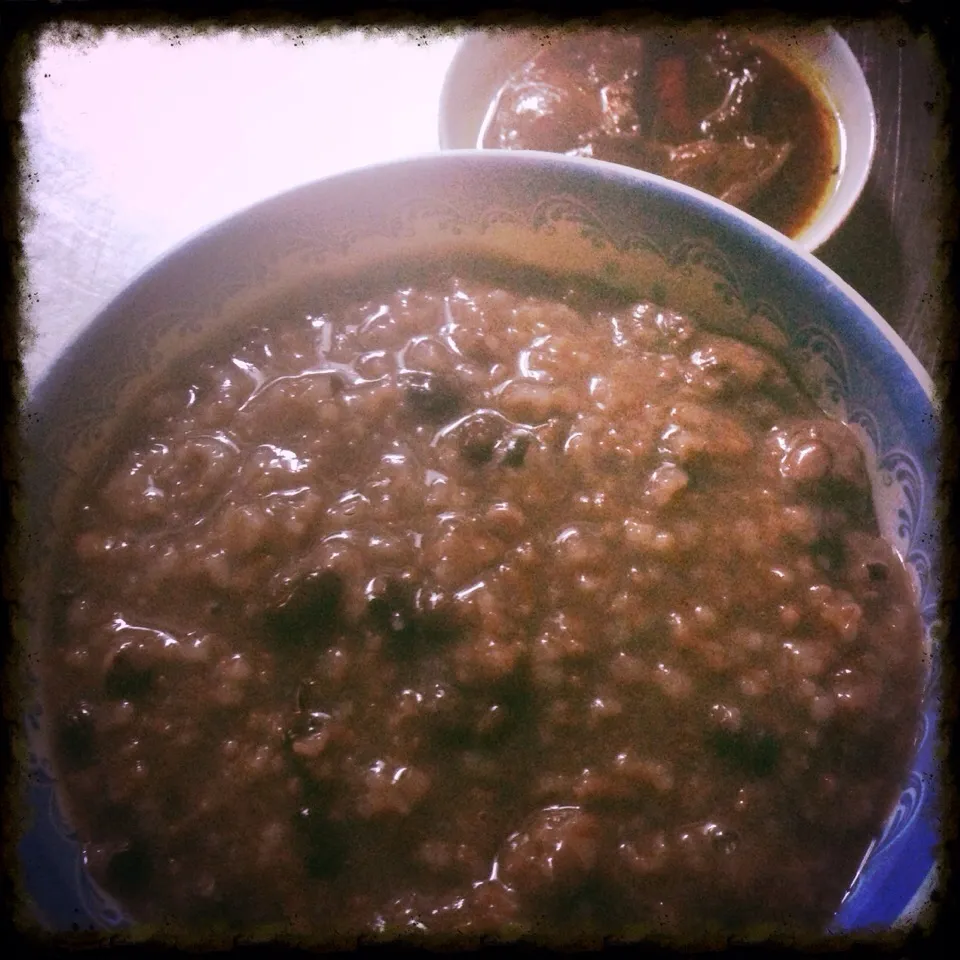 Cháo đậu đen (Black bean congee)|Thien Anさん