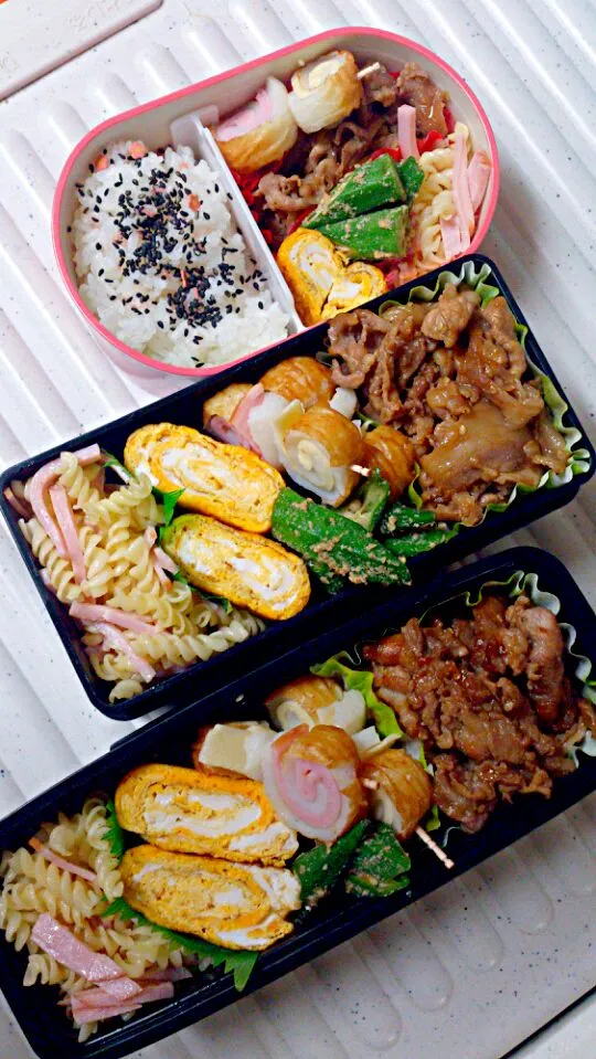 Snapdishの料理写真:今日のお弁当～☆
がっつり焼き肉です|nonさん