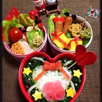 ゆっぴーのお弁当『がんばっているあなたへ、❤️を送ります✿◕ ‿ ◕✿