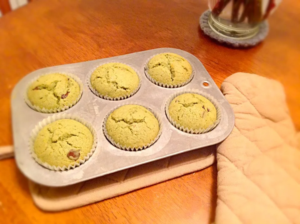 green tea muffins 抹茶マフィン|Takakoさん