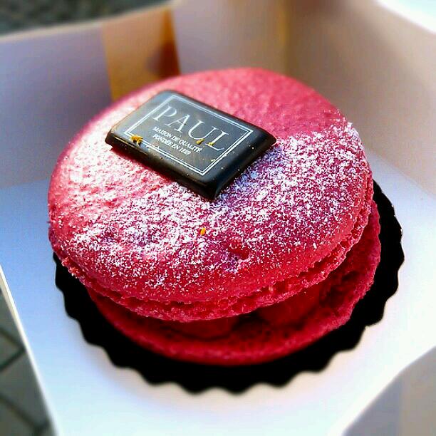 Paulのフランボワーズマカロン Chat フランス語で猫 Fwf Snapdish スナップディッシュ Id Yhmhga