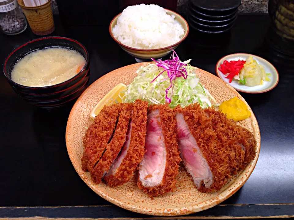 特上ロースかつ定食|ハギーさん