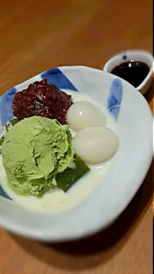 green tea icecream in soya milk|Dreamさん