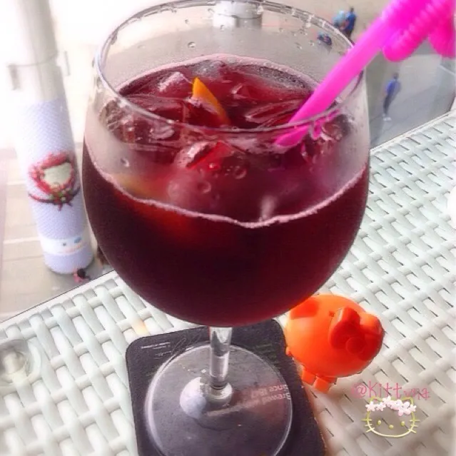 💃Kity Cocktail🍷Red Wine ，Ginger Ale，Orange Zest❤️|🎀Kittyna🌸さん