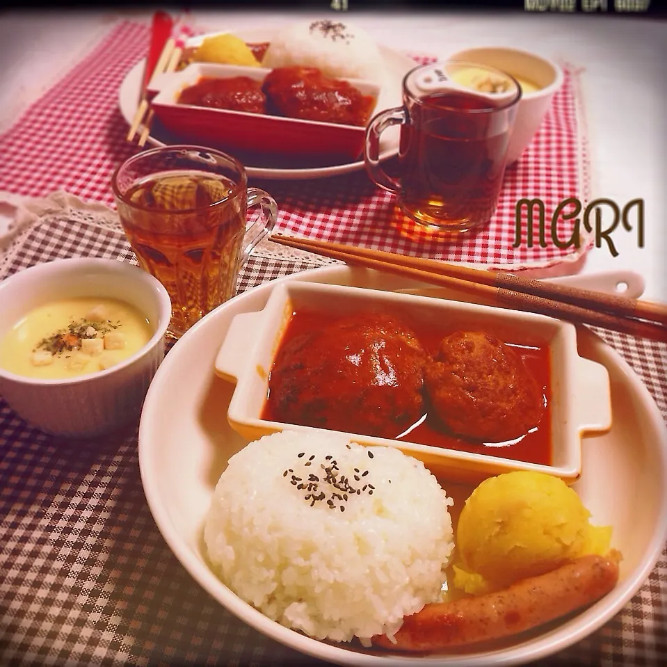 子供たちの晩ご飯♪|まりさん