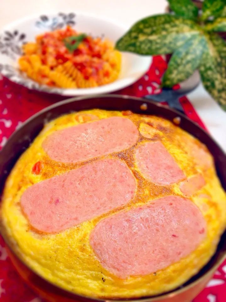 shikanoさんのすり流しジャガイモとスパムで沖縄フッリタータ🍳|チョス ♪さん