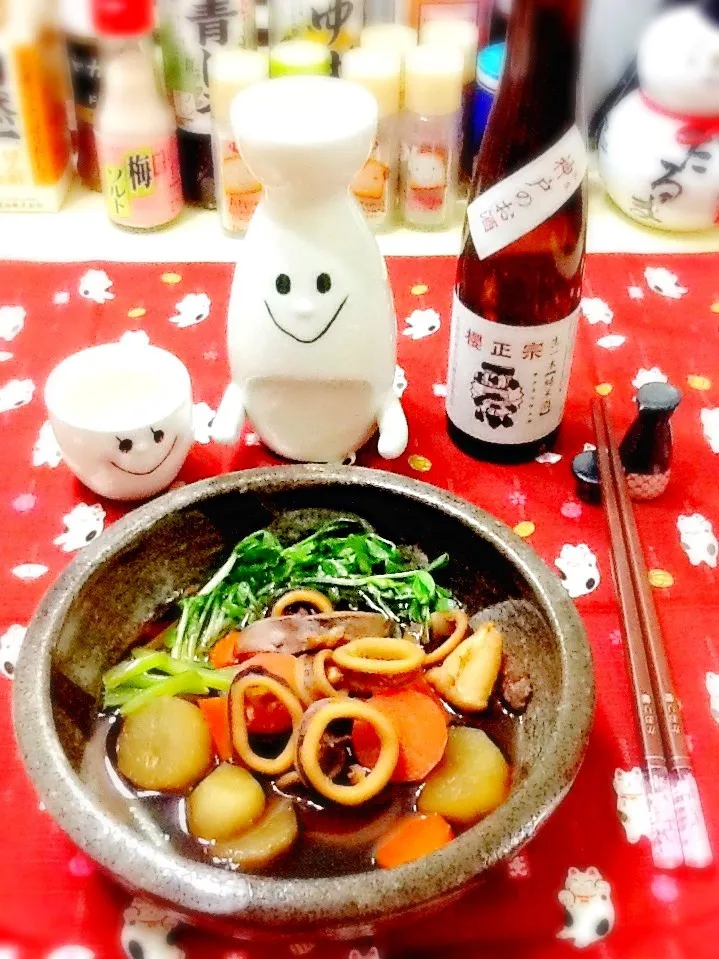 Snapdishの料理写真:大根イカ＆熱燗🍶|さとう かおりさん