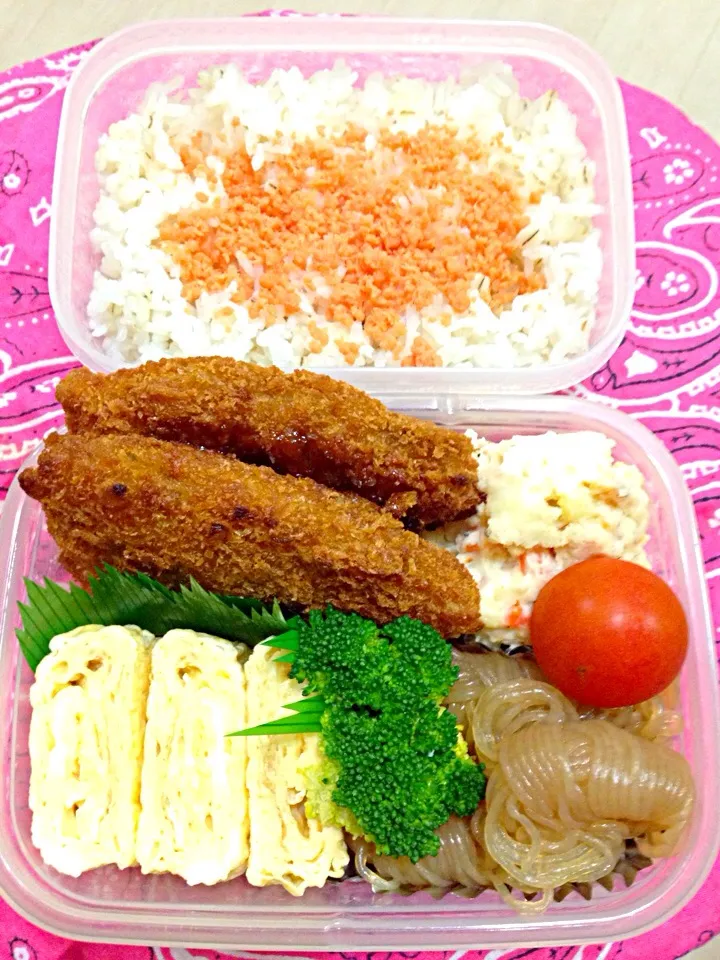 Snapdishの料理写真:旦那はん弁当♡|みっつさん