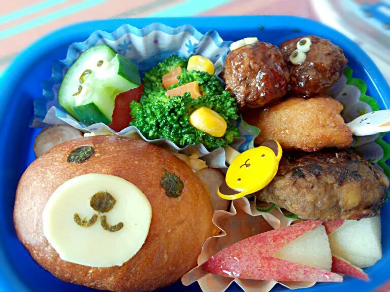 Snapdishの料理写真:幼稚園お弁当(年少)|TSUKIさん