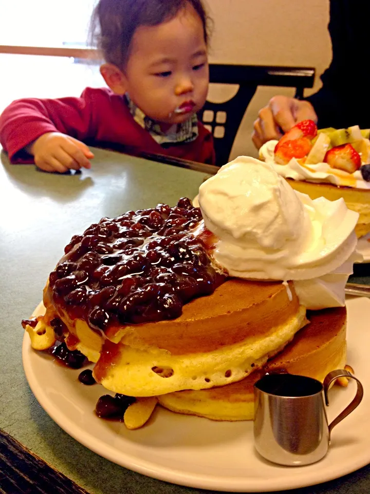 京都、梅香堂のホットケーキ|ヒヅさん