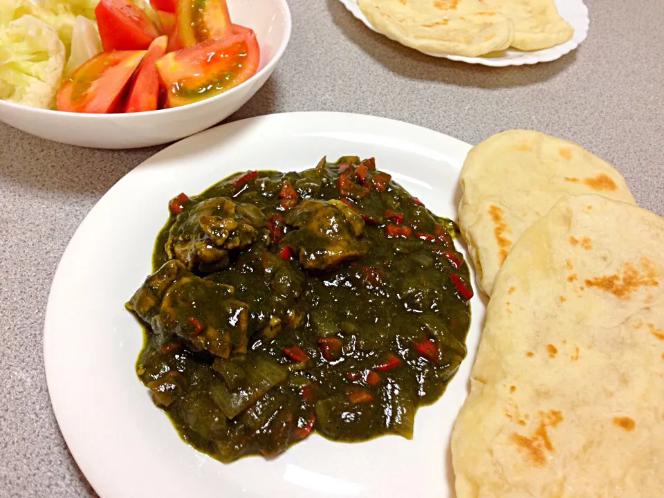 チキンとほうれん草のカレー|viviさん