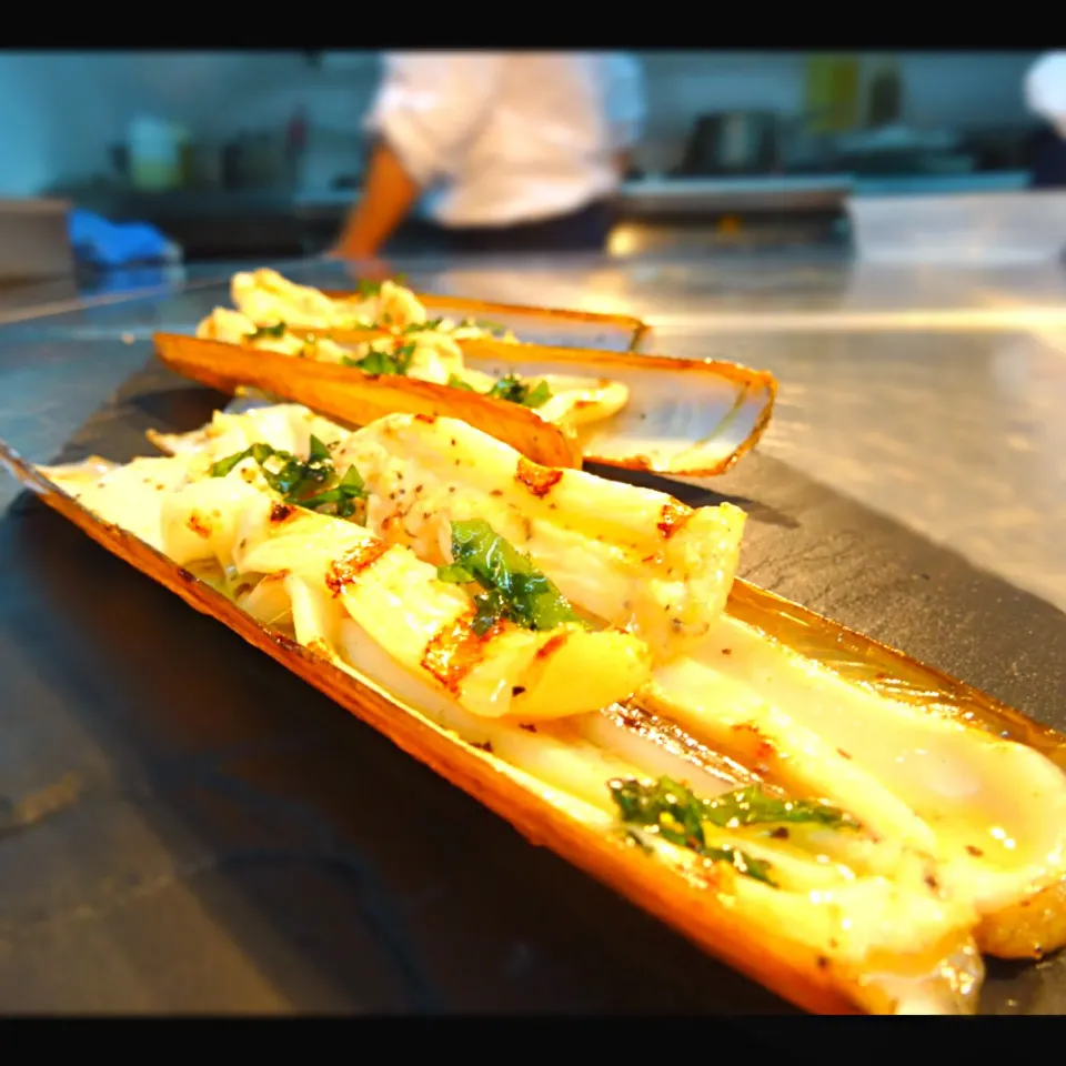 Grilled Razor Clam|Chef JPさん