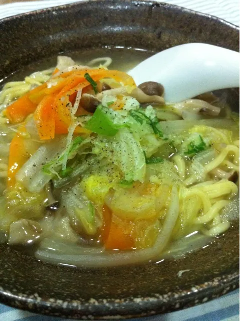 野菜たっぷり！とろみスープ麺|まーままさん