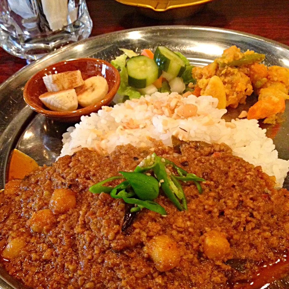 ひよこ豆入り豚肉キーマカレー|ぱちねぇさん