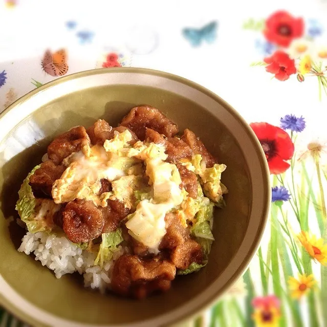 Snapdishの料理写真:麩の唐揚げ丼|美也子さん