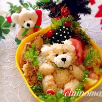 Snapdishの料理写真:🎄クマちゃんサンタ〜🎅