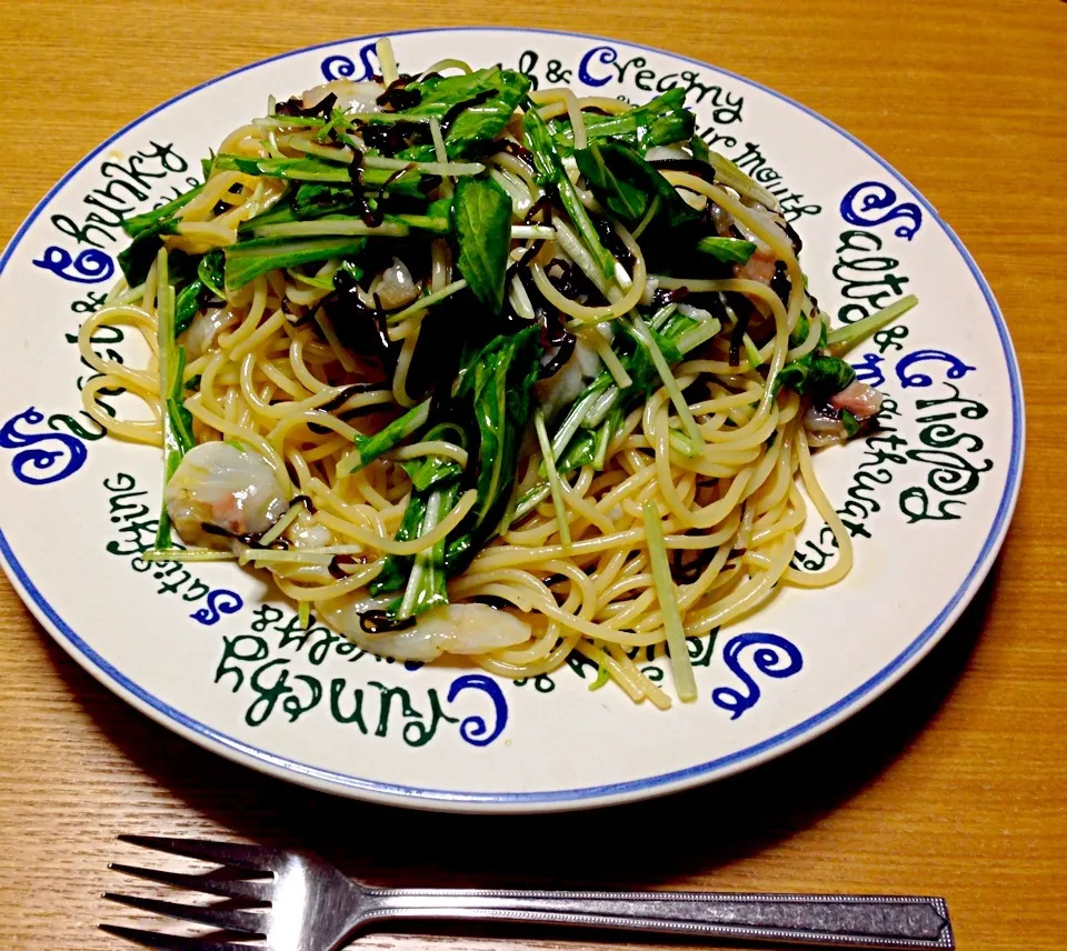 平目と水菜のパスタ|川上千尋さん