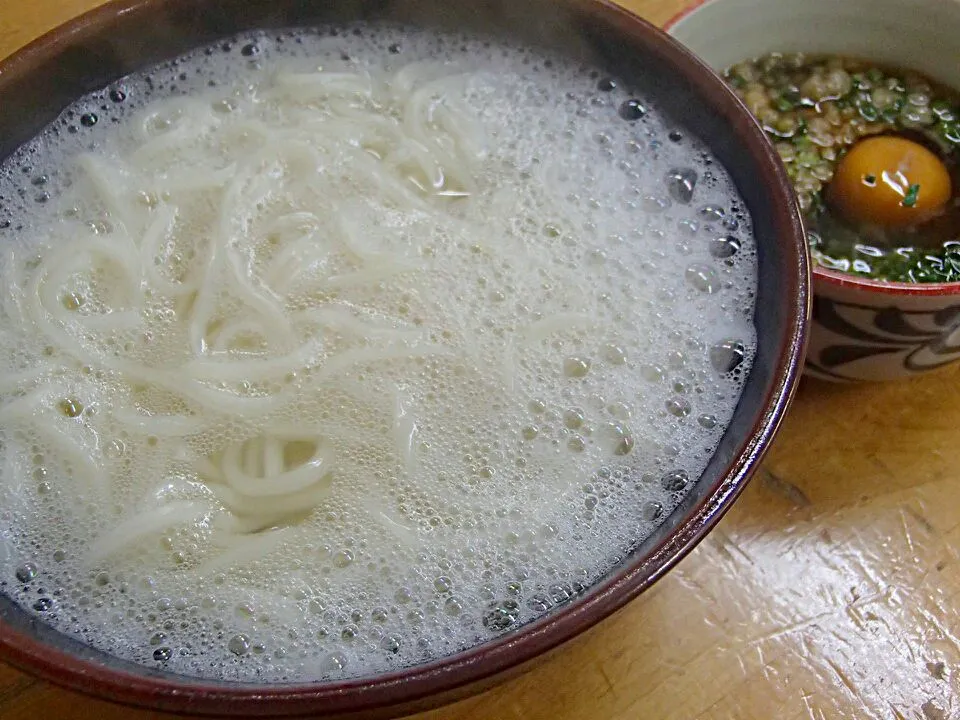 釜あげうどん　玉子入り　大|三井さん