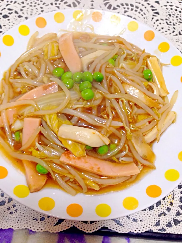 モヤシあんかけご飯|ニカさん