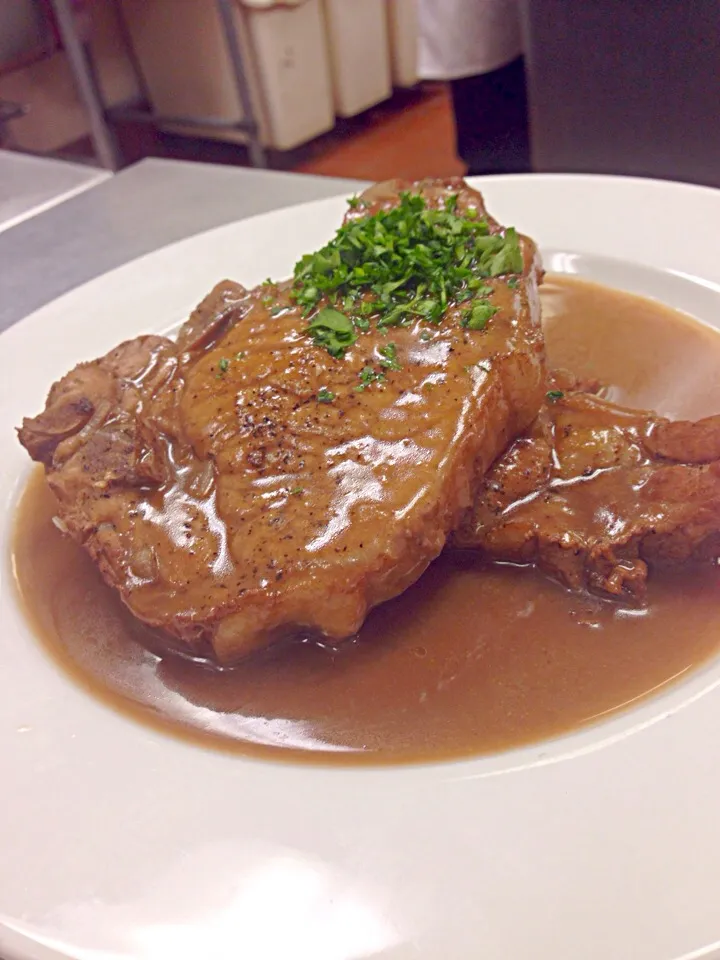 Pork Chop Charcutiere|Edgar Rodriguezさん