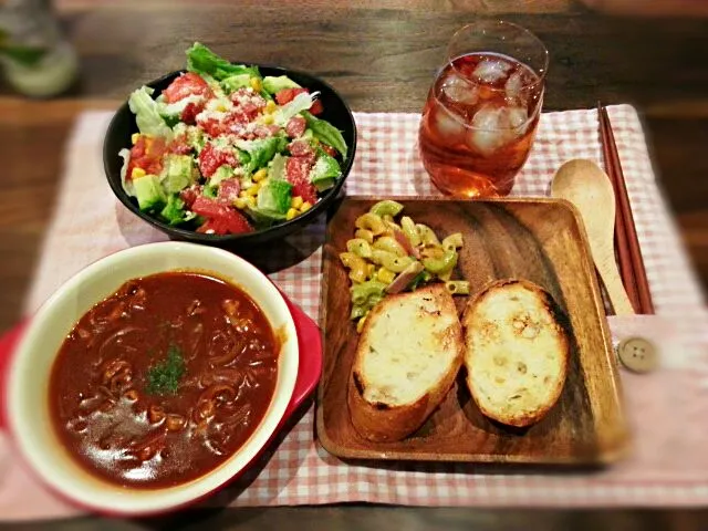 ある日のカフェdinner|Nozomi Uemuraさん