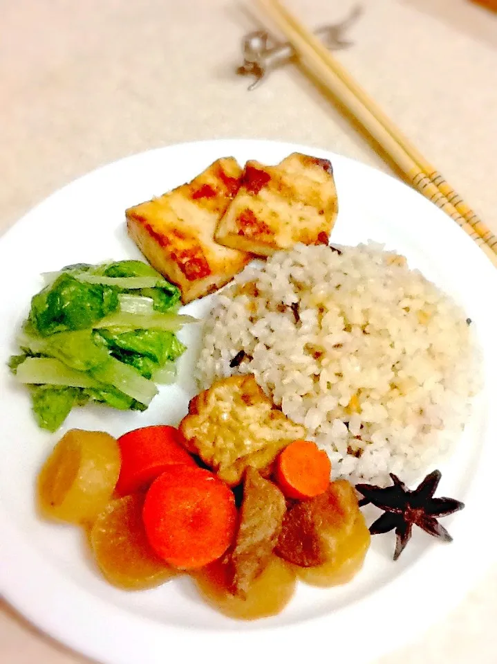 晩ご飯プレート|さとう かおりさん