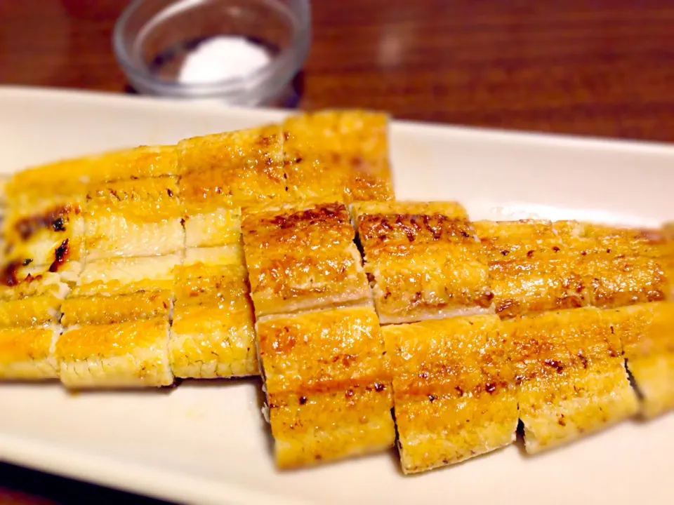 頂きもの・鰻の白焼き|飛鳥さん