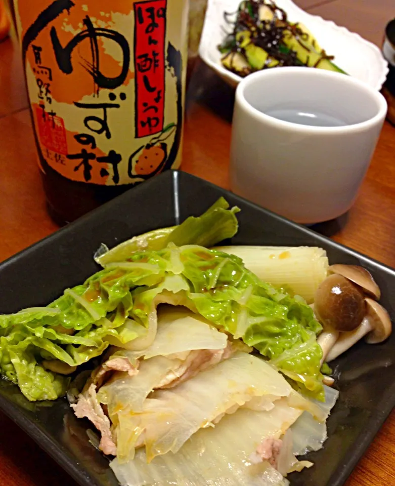 土佐馬路村（ゆずの村）のポン酢で鍋🍲|チョス ♪さん