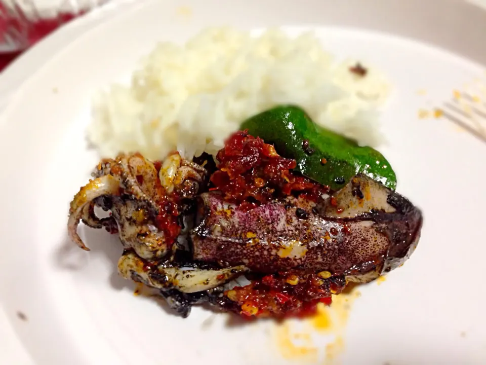 Snapdishの料理写真:Squid Assam sambal|willzさん