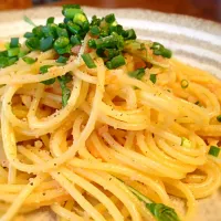 Snapdishの料理写真:昼メシたらこパスタ|kero-miさん