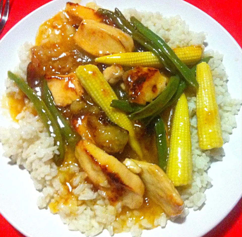 Honey Lemon Chicken Stir-Fry|Nicole Avisさん