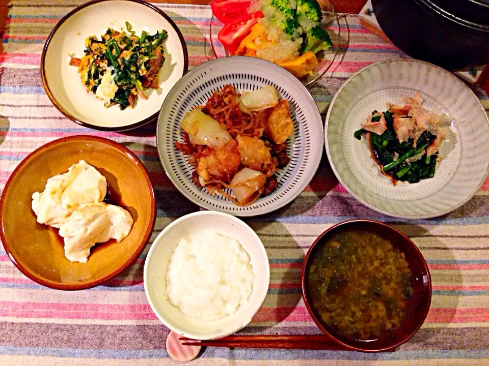 にくじゃが定食|きらきらどんさん