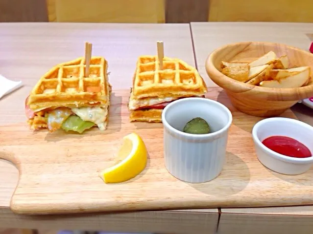 Waffle sandwich|andrewさん