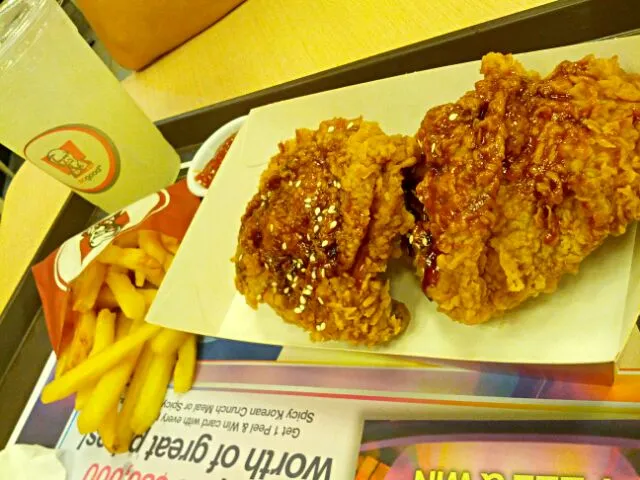 KFC korean crunch meal|Xi wenさん