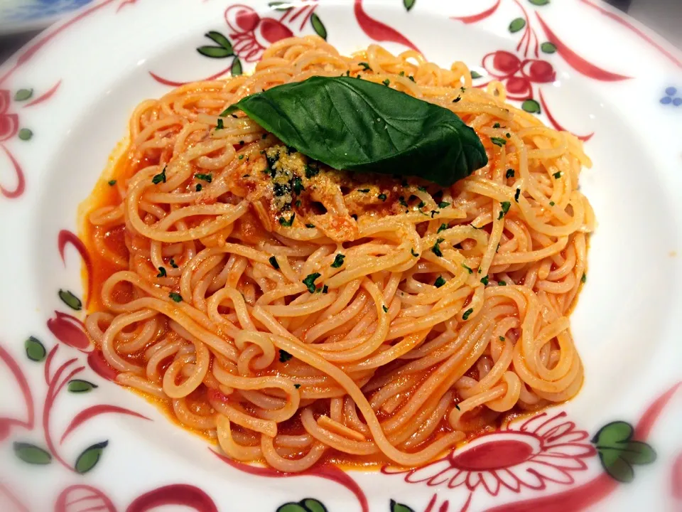 トマトソースパスタ♪|tku🍅🍝🍜🍝🍜🍝🍅さん