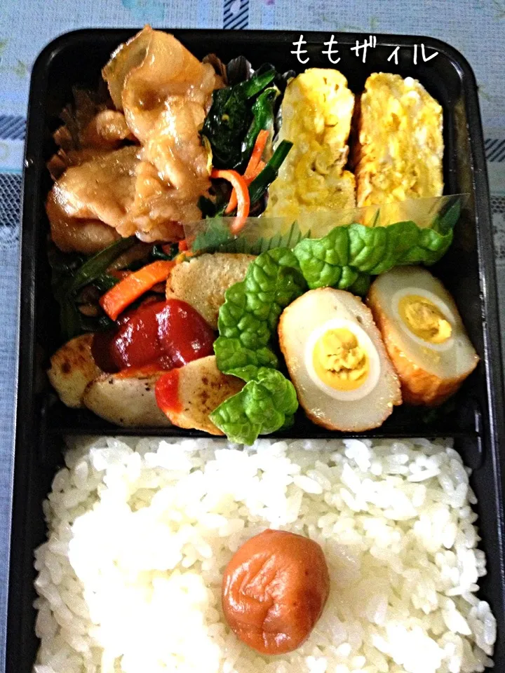 食べ盛り息子☆就活リハスタートがんばれ弁当|けいちゃん（ももザィル）さん