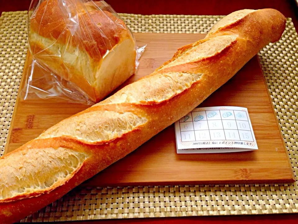 Baguette&Mini bread🍞石窯バゲット&ミニ食パン|🌈Ami🍻さん