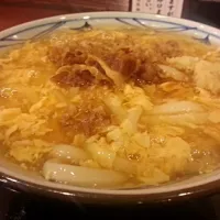 Snapdishの料理写真:肉玉あんかけうどん (大)|Hiroaki Takanoさん