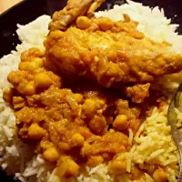 Chicken, Chick peas and basmati rice.|fardowsa Yusufさん