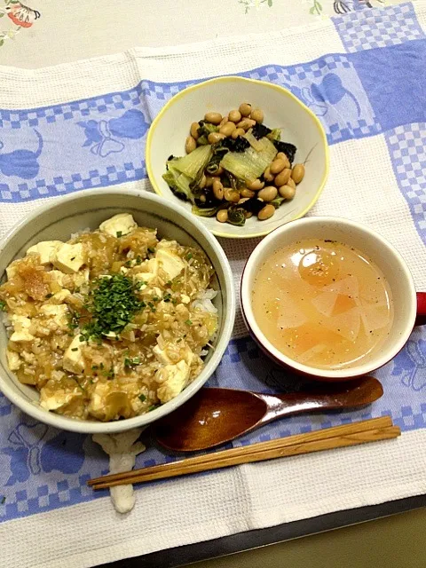 ザーサイ麻婆丼☆vegan|みよこさん