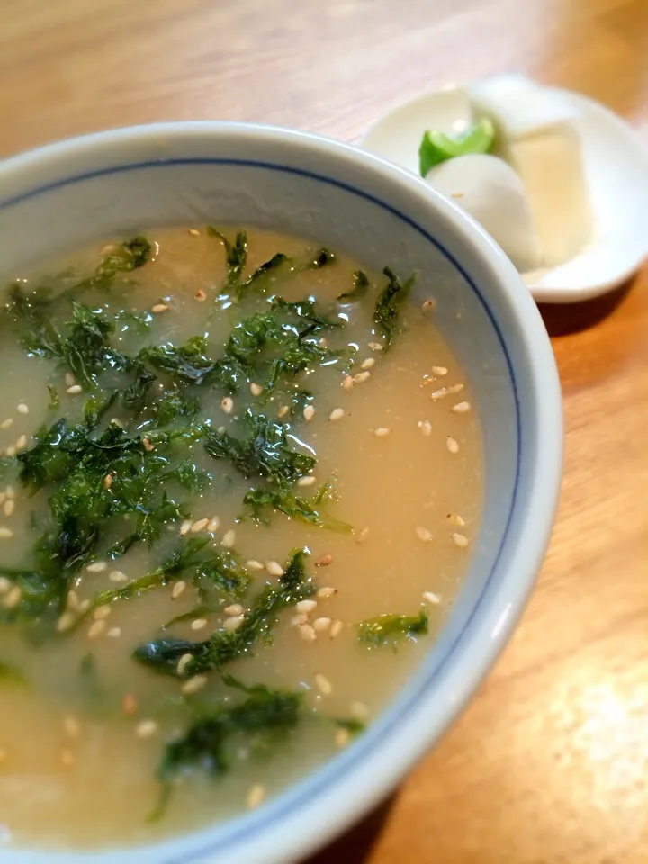 あおさ海苔の味噌雑炊|hanaさん