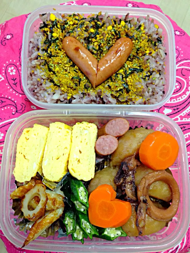 Snapdishの料理写真:旦那はん弁当♡|みっつさん