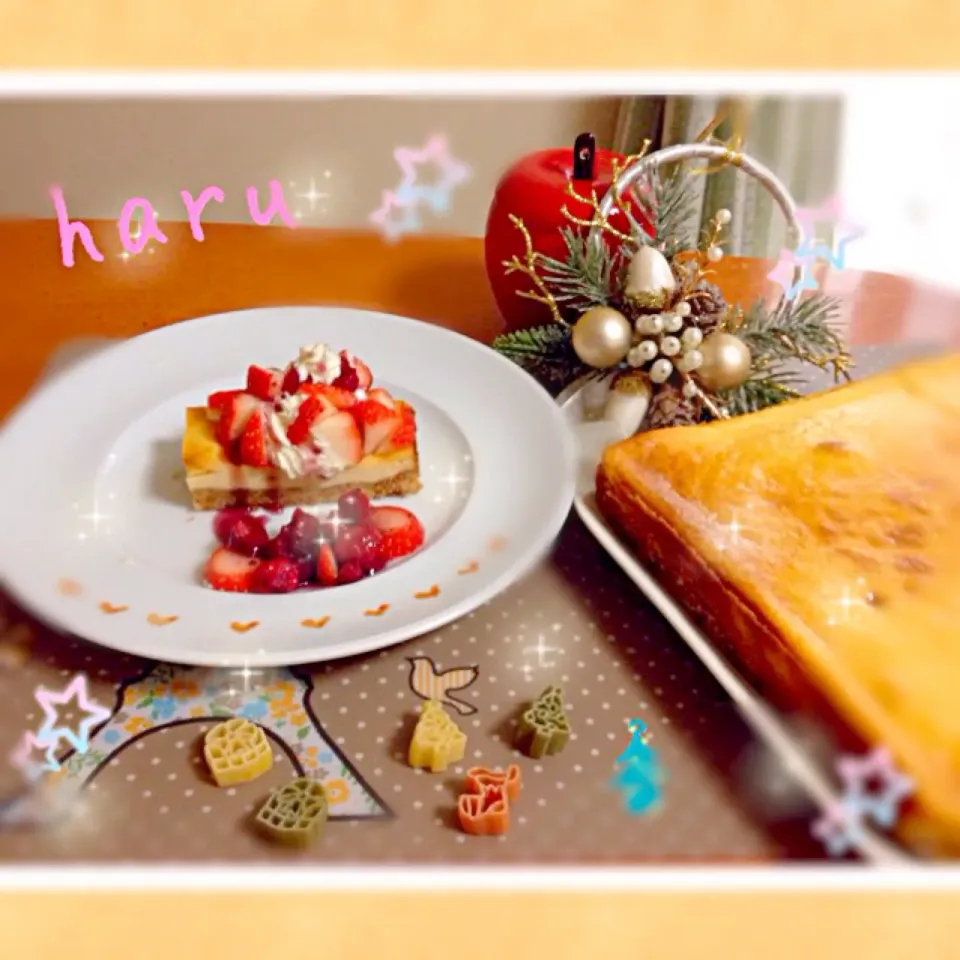 ももさんの料理 チーズケーキ🎄♡フープロで簡単に😊|ハルさん