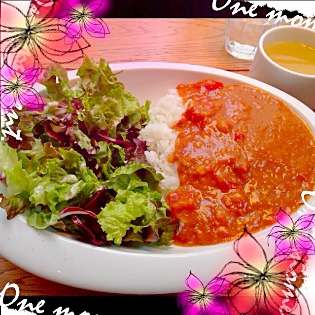 トマトカレー！🍅ლ(´ڡ`ლ)at CONGRATS CFE|nachineさん