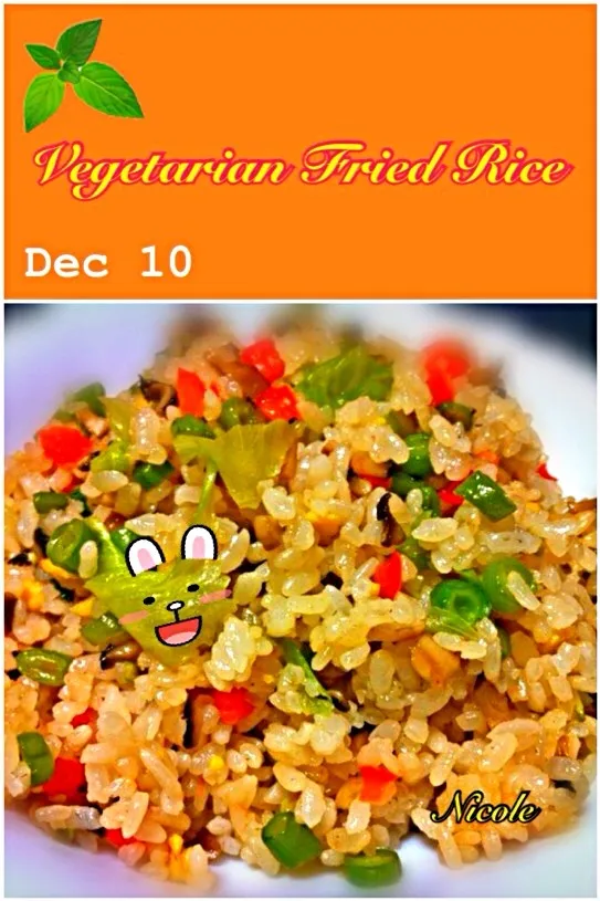 Vegetarian Fried Rice|Nicoleさん