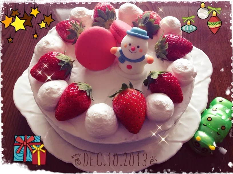 いちごのデコレーションケーキ|吉田麻美さん