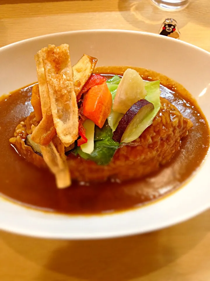 Snapdishの料理写真:マダム•カリーのヘルシー野菜カレー、やや大盛りで！2013#342(682)|大阪カレー部長さん