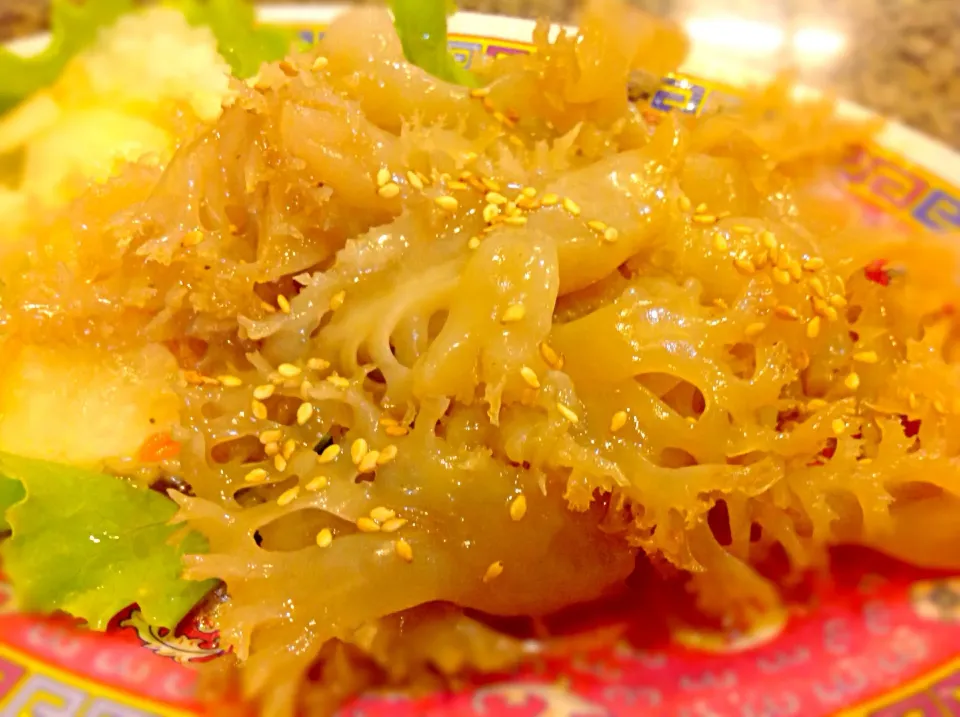 Jellyfish fried with sesame oil 😘|🍃aeyafternoon🌾さん