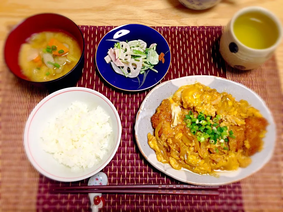 Snapdishの料理写真:カツとじ|ゆきぼぅさん