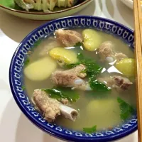 Snapdishの料理写真:皇帝豆排骨湯|daisyさん